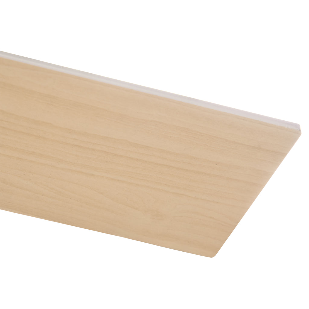 HOMCOM Ventoinha de Teto com Luz LED, 3 Velocidades, Ø112cm Branco