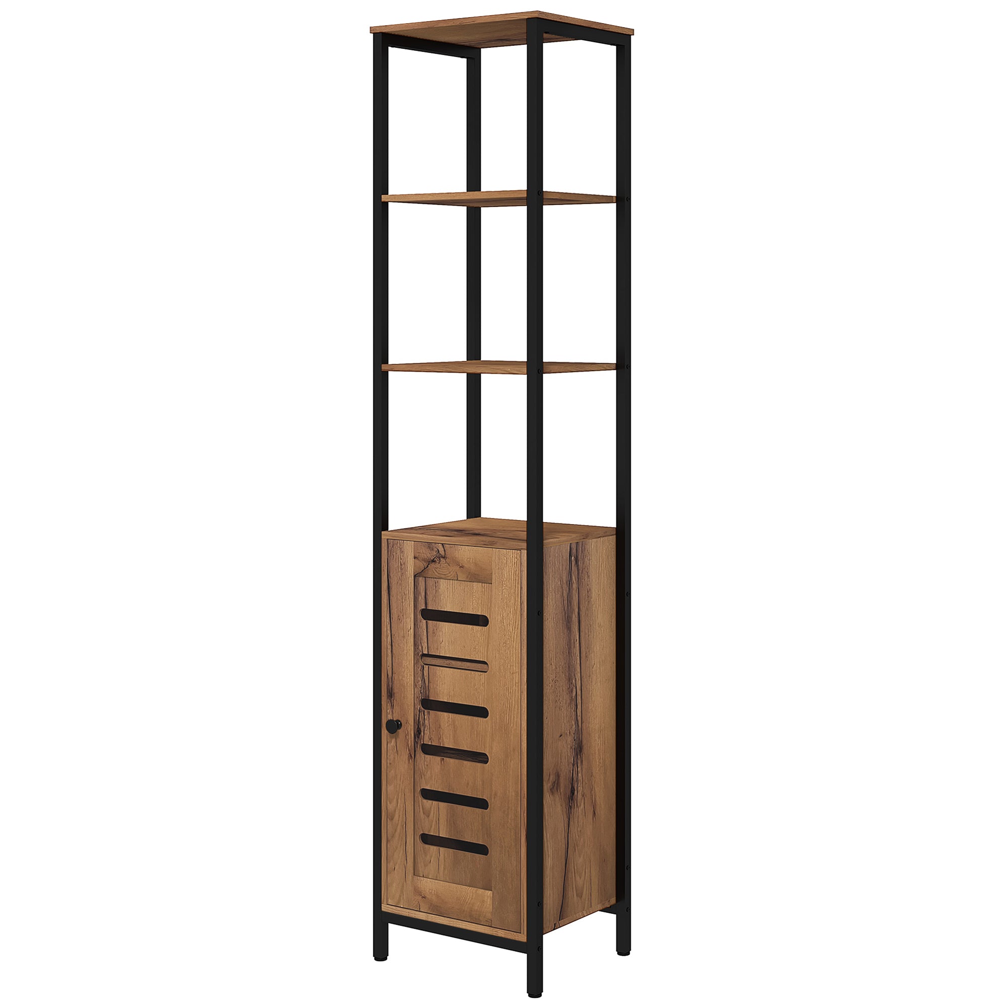 Kleankin Coluna de Casa de Banho Industrial 37x30x167 cm