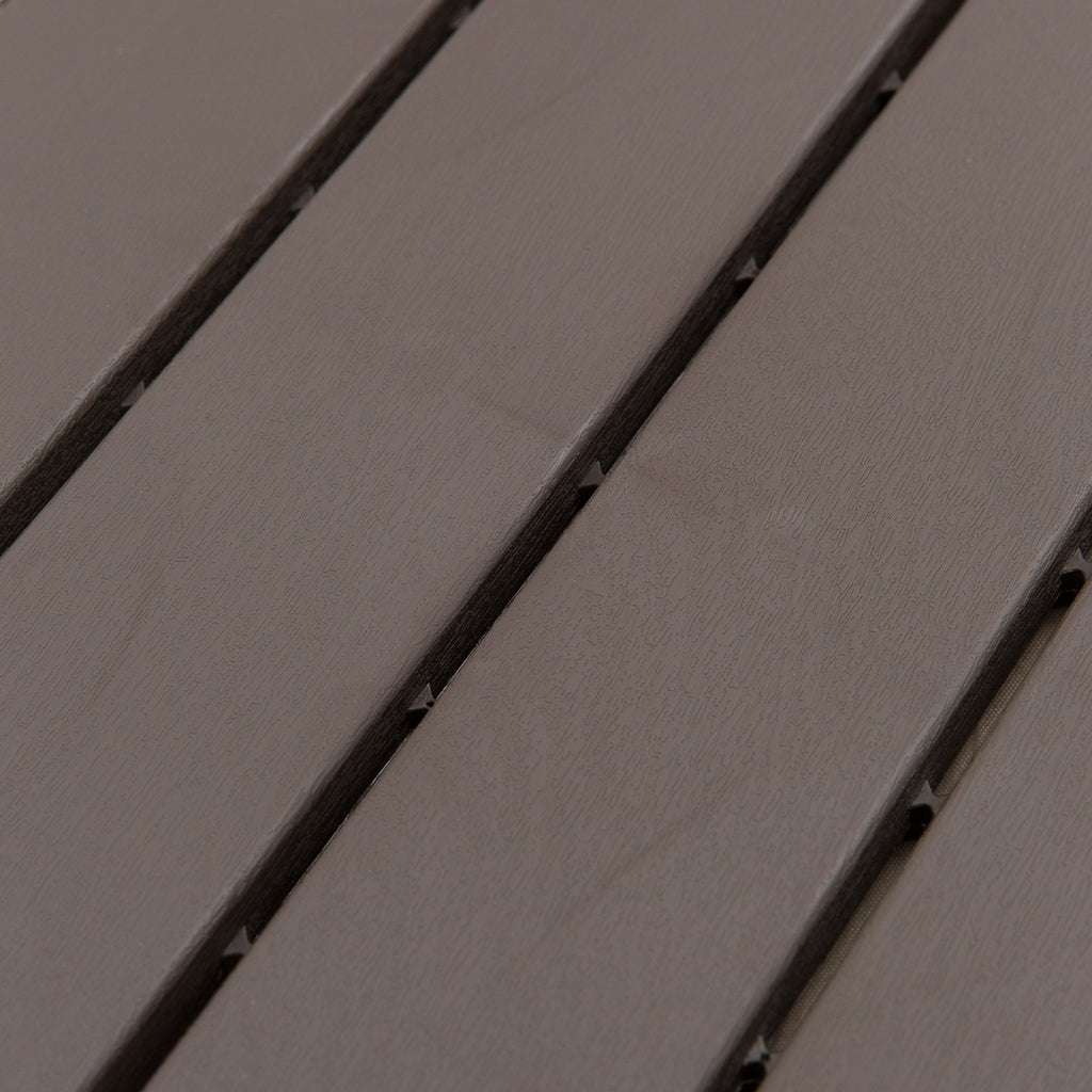 Outsunny Conjunto de 9 Estrados para Exterior 30x30cm Marrom