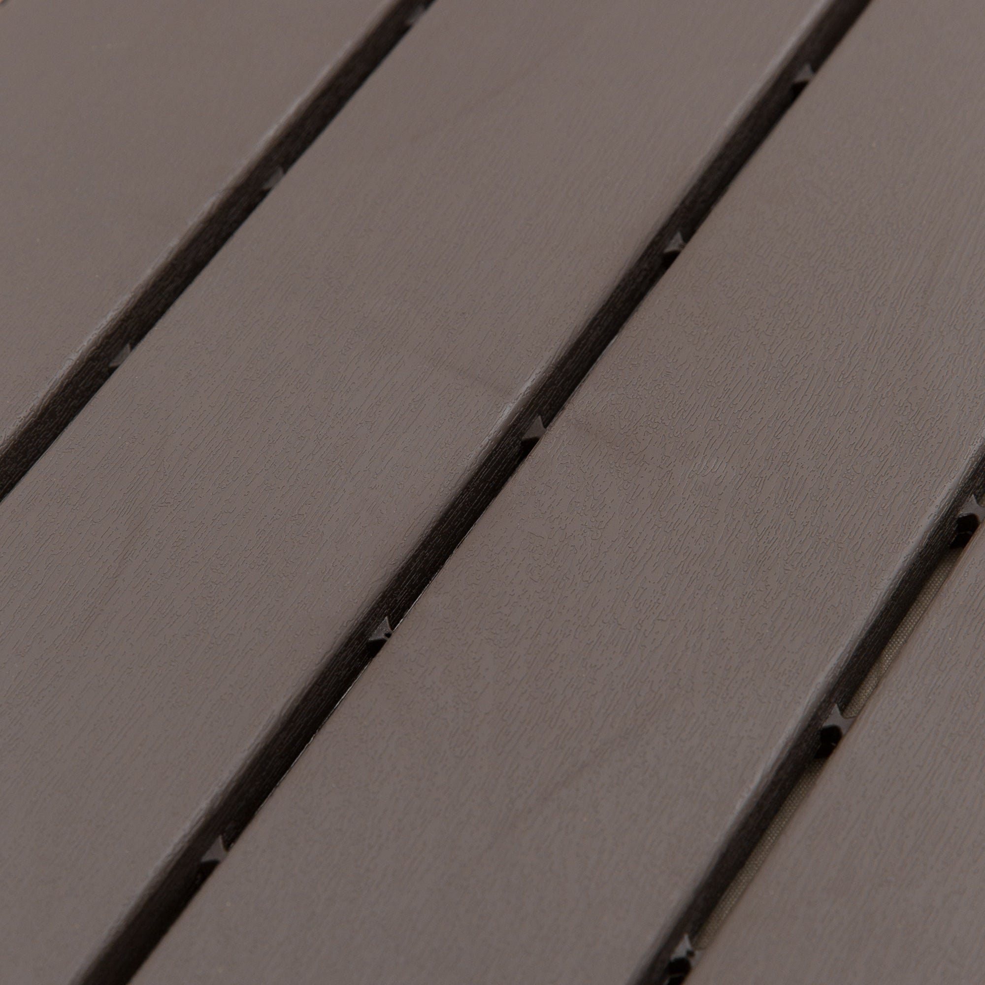 Outsunny Conjunto de 9 Estrados para Exterior 30x30cm Marrom