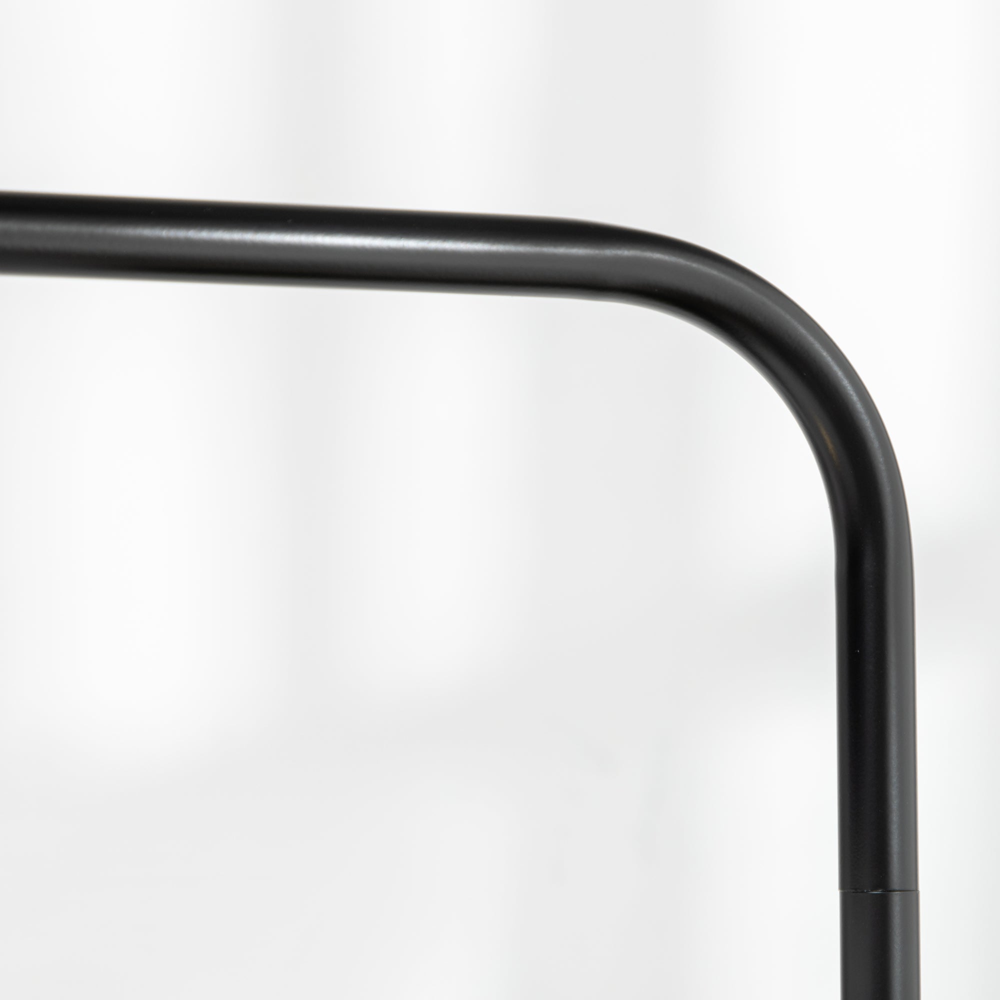 HOMCOM Candeeiro de Pé Moderno com Ecrã de Linho, Branco e Preto