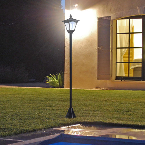 Candeeiro Solar de Jardim Outsunny 120 cm com Luz LED